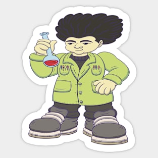 Mad scientist Sticker